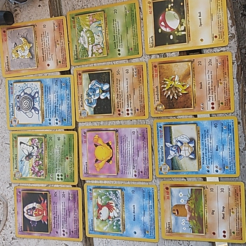 12 . Original pokemon cards